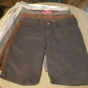 Dickies '67 11" inseam Slim FLEX Twill Work Shorts. Discontinued.